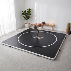 10×10 ft Inflatable Wrestling Mat for Wrestling, Martial Arts, Jitsu, Boxing,MMA