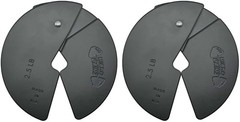 Micro Gainz Dumbbell Fractional 2.5 lb Weight Plate, Ideal for Black