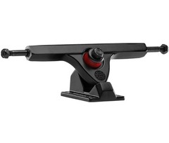 Pair Caliber-II 184mm 50° Blackout Trucks 10” Black Longboard Full Circle