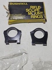 Bushnell 1&Prime; Rifle Scope Mount Rings #76-3102 Weaver Type Bases