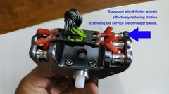 Max 12 Balls Repeat Pocket Slingshot Deluxe Kit with 5 Magazines and 5 Bandsets