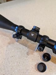 Vortex Copperhead 4x-12X x 44 scope + Vortex 1&Prime; rings — NEAR MINT