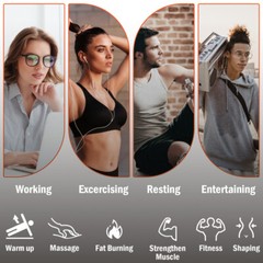 1Pcs Rechargeable Abdomen Muscle Exercise ABS Stimulator Fitness Binder Home Use