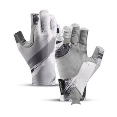UPF50+ Fishing Gloves UV Sun Protection Gloves Fingerless Gloves for Men Women