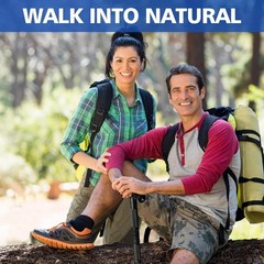 All-in-One Survival Hiking Stick – Adjustable to 43.5 Inches, Lightweight Design