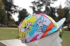 cycling cap 90&rsquo;S cartoon handmade in USA