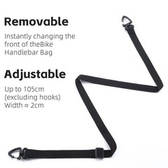 WEST BIKING Bicycle Handlebar Bag Waterproof Reflective Road Bike Bag Black 1L