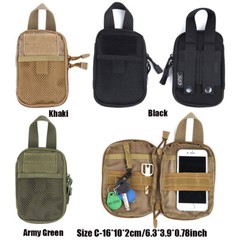 Universal Tactical Military Molle Cell Phone Holster Pouch Waist Pack Belt Bag