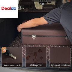Trunk Organizer for Car with Lid,Foldable Trunk Organizer for Suvs & Sedans,Mult