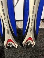 K2 FOUR R Mountain Skis 160cm w/ MARKER M 900 Bindings Blue