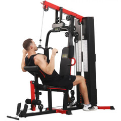 Multifunctional Home Gym System Full Body Workout Station 330lb Weight Workout