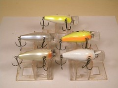 5 Unknown Square Bill Splatterback Sexy Shad Chartreuse rattle crankbait lure
