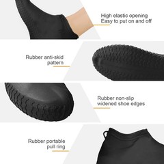 Anti-slip Overshoes Reusable Rain Shoe Covers Waterproof Cover Protector M/L/XL