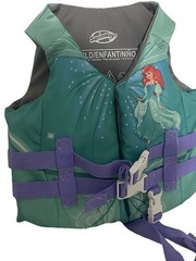 SwimWays Little Mermaid Ariel Life Jacket Child 35-55 pounds Coast Guard Approve
