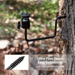 ALTIN Trail Camera Tree Mount, Holder, Bracket, 360 Rotatable, 5KG Capacity, …