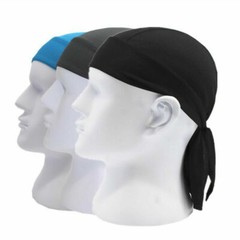 3 Pack Skull Cap Motorcycle Head Wrap Tie Durag Du-rag Quick-drying Cycling Hat