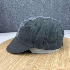 Novara Cycling Hat Cap Fitted Size S/M Stretch Back Gray Stripe