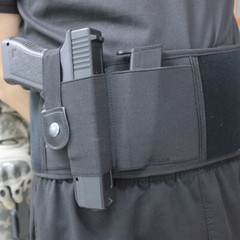 Tactical Belly Band Holster Concealed Hand Gun Carry Pistol Waist Hidden Belt US