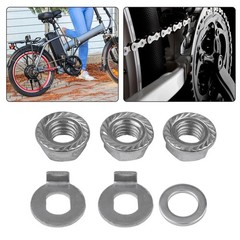 12mm Steel E-bike Hub Motor Nuts Safety Washer Front Or Rear Hub Motor