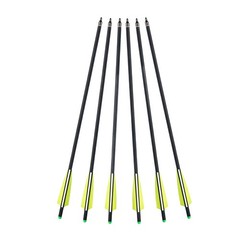 20 inch Crossbow Bolts Carbon Crossbow Arrows +/OR 100 Grain Hunting Broadheads