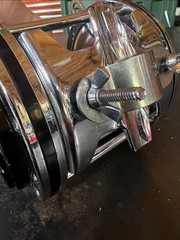 Penn Senator Vintage Conventional Casting Saltwater Reel Black Plate Green Knob