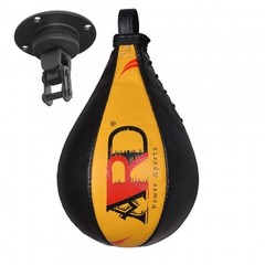 ARD CHAMPS™ Speed Ball Boxing Leather MMA Muay Thai Training Punching bag Swivel