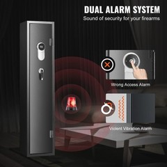 Gun Safe Rifle Safe with Fingerprint Lock for 5 Rifles and 4 Pistols