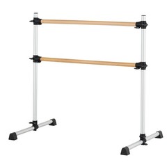 Uimoso 4Ft Freestanding Adjustable Ballet Barre for Dance and Fitness Training