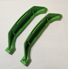 Onewheel+ XR 3D Printed Crop Top Fender Base Pair In Green