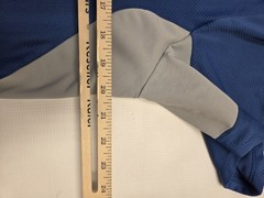 NIKE Cycling JERSEY Sz XL Bike Zip blue Gray Polyester Elastane Short Sleeve Men
