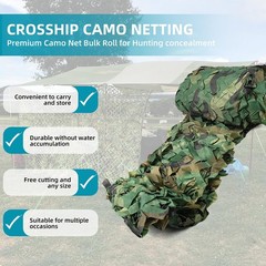 13x20ft Camping Camouflage Netting Military Camo Sunshade Mesh Hunting Car Cover