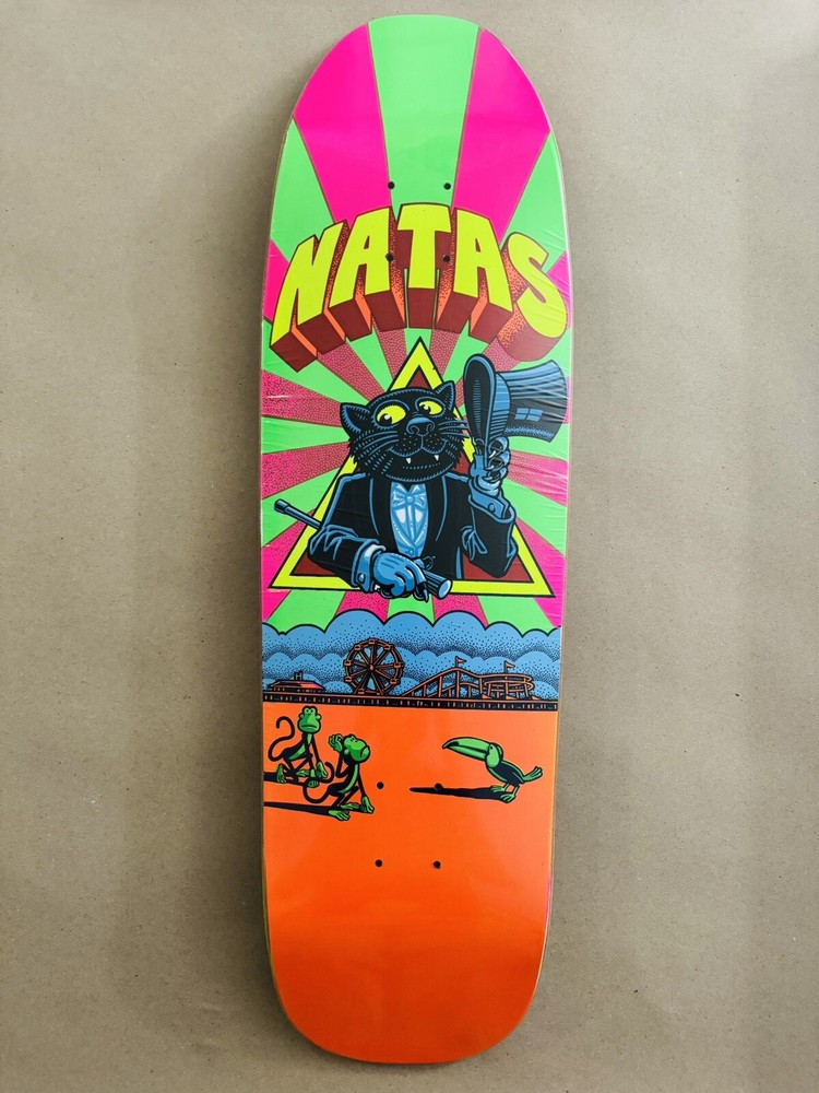 101 Natas Kaupas Panther Marc McKee Art Hand Screened Graphic Skateboard Deck