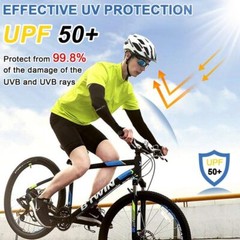 3 Pairs Cooling Arm Sleeves Cover UV Sun Protection Sports Outdoor For Men Women