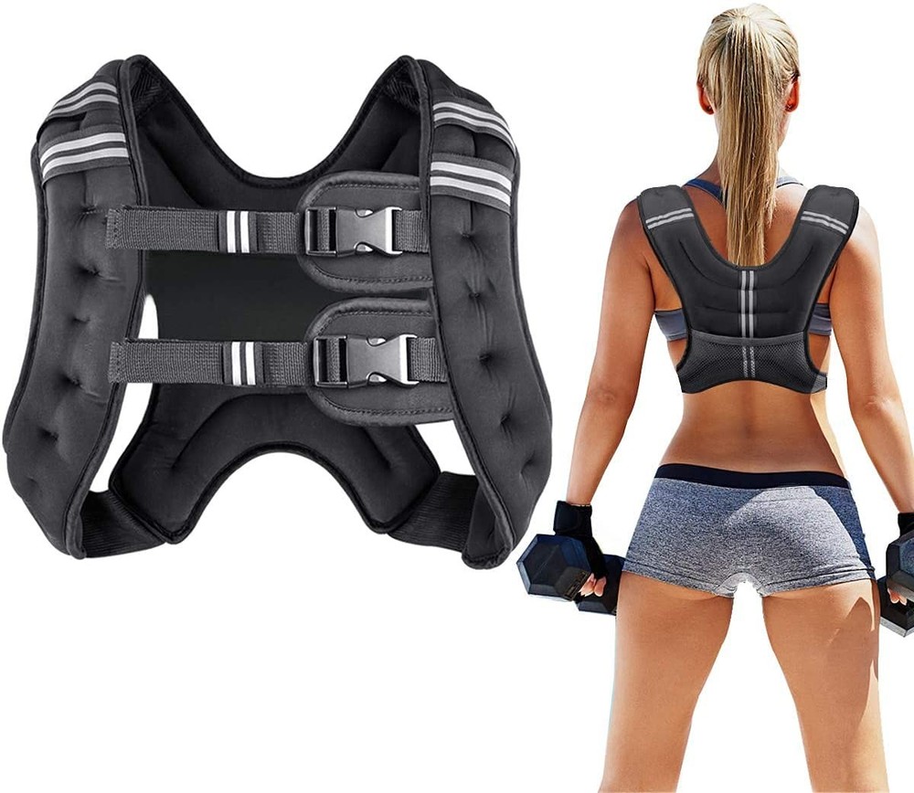 Ergonomic Adjustable Weighted Vest for Men & Women 8-30 lbs – Ultimate Comfort