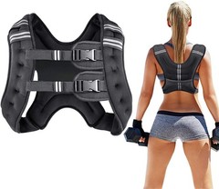 Ergonomic Adjustable Weighted Vest for Men & Women 8-30 lbs – Ultimate Comfort