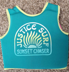 Justice Swim Vest (2-4 Years/33-66 Pounds) Teal, NEW