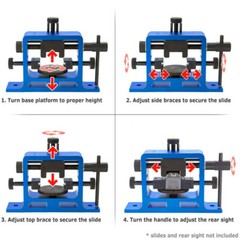 Universal Rear Sight Pusher Tool for Glock Sig Pistol Handgun Semi-Auto Slides