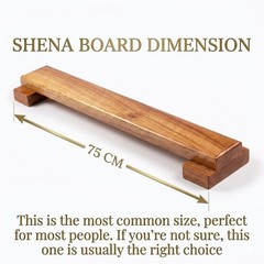 Shena Push Up Board – Solid Indian Rosewood Traditional Push Up Bar for Exercise