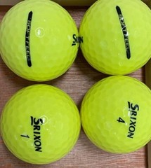 50 Srixon Soft Feel Yellow Used Golf Balls in (AAAAA) 5A MINT Condition