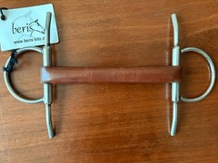 Beris Leather bit Soft – Full Cheek – 140mm – Made In Germany – New