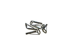 Rod Building Guide Set 9 Pack, Double Foot, Silver or Black Very Durable