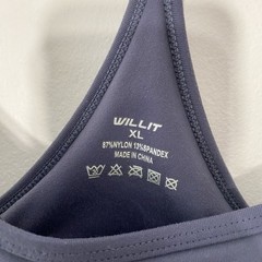 WILLIT Size XL Activewear Dress Gray Golf Tennis Sporty Workout Gym
