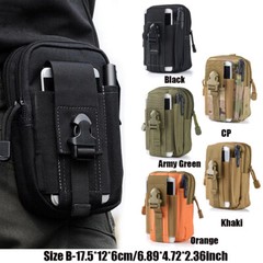 Universal Tactical Military Molle Cell Phone Holster Pouch Waist Pack Belt Bag