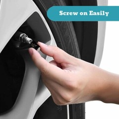 Titanium Car Tire Valve Caps Tyre Valve Stem Cover Dustproof Tire Cap 4PCS