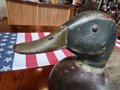 Illinois River Decoy by Glen (Judge) Cameron, Vintage and Rare. Original