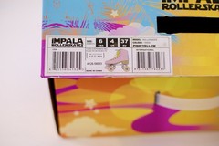 Impala Quad Roller Skates Pink Yellow Vegan Womens Size 6 New In Box