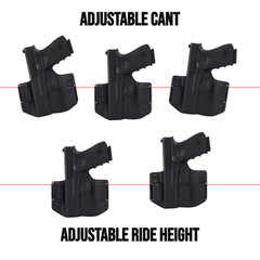 IWB/OWB Holster for Walther PD380 – (Optic Ready)