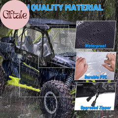 Soft Upper Doors for Kawasaki Teryx KRX 1000 2020 to 2026 Cab Enclosure