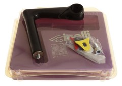 Cinelli 1&Prime; X/A 22.2mm Quill Stem 115mm 26.4mm Clamp Black -17° XA NEW NIB NOS