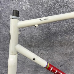 Vintage LeMond Zurich Road Bike Frame 59cm Reynolds 853 USA White 700c 126 mm